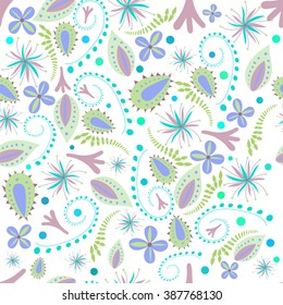 Seamless botanic texture