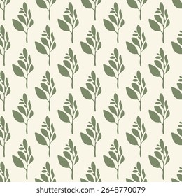 Seamless botanical pattern. Ideal for textile, home decor, banner, cover, etc