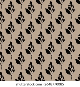 Seamless botanical pattern. Ideal for textile, home decor, banner, cover, etc