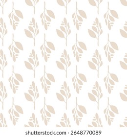 Seamless botanical pattern. Ideal for textile, home decor, banner, cover, etc