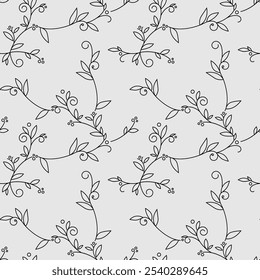 nahtloses botanisches Muster gemalter orientalischer Motive 