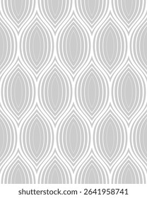 seamless botanical pattern of painted oriental motifs 