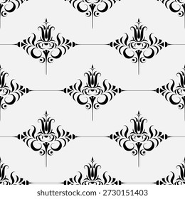 nahtloses botanisches Muster gemalter orientalischer Motive 