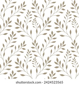 Seamless botanical tropical leaves pattern textile, wallpaper, botanical summer natural ecological 