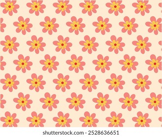 Padrão de flores de botânica sem costura, fundo de flores coloridas abstratas. estilo para tecido, banners, papel de parede, cartazes, sites, compras online.Vetor ilustração design e ideia criativa, eps 10.