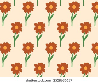 Padrão de flores de botânica sem costura, fundo de flores coloridas abstratas. estilo para tecido, banners, papel de parede, cartazes, sites, compras online.Vetor ilustração design e ideia criativa, eps 10.