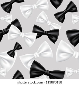 Seamless bow tie pattern