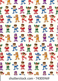 seamless boxer pattern