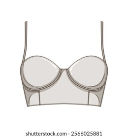 seamless bra modern cartoon. wireless strapless, lette lace, sports maternity seamless bra modern sign. isolated symbol vector illustration