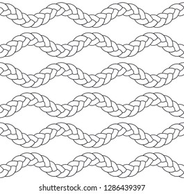 seamless braid symmetrical parallel sine pattern vector mosaic hair wave Buy this get similar 6 pattern free (items placed in the swatches panel)