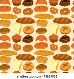seamless bread pattern