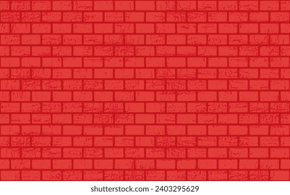 Seamless brick wall background pattern with texture.