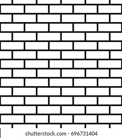 Seamless brick wall background. Brick pattern. Vector illustration. Eps 10