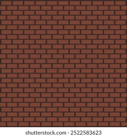 Seamless brick wall background. Vector illustration - texture pattern.