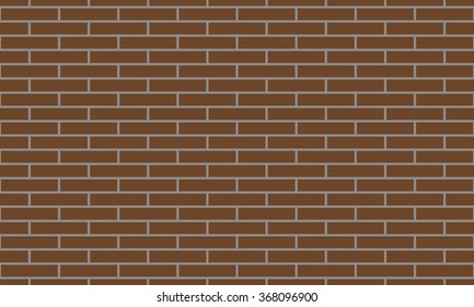 Seamless brick wall background vector