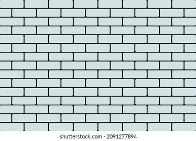 Seamless brick wall, blue texture design.