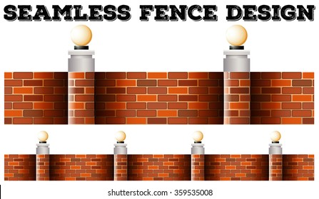 Ilustración de diseño de pared de ladrillo sin incandescencias