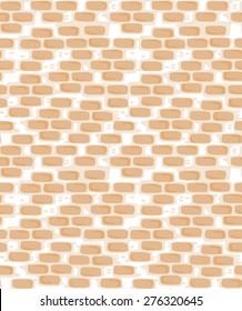 Seamless brick wall vector.