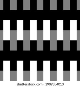 Seamless bricks pattern. Brick figures. Blocks wallpaper. Mosaic motif. Geometric ornament. Grid background. Geometrical backdrop. Digital paper, textile print, web design. Bars illustration. Vector