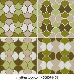 Seamless bright abstract mosaic multicolored background pattern