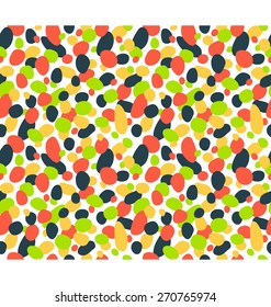 Seamless bright abstract pattern isolated on white background