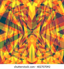 seamless bright color geometry pattern, kaleidoscope