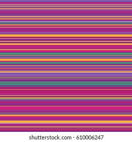 Seamless bright colorful horizontal lines background. Abstract strips seamless vector illustration. Pattern for web-design, presentations, invitations.
