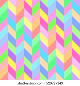 seamless bright  cute pattern of iridescent diagonal and vertical stripes of equal thickness for girls or children