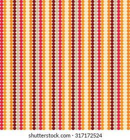 Seamless bright decorative background with polka dots