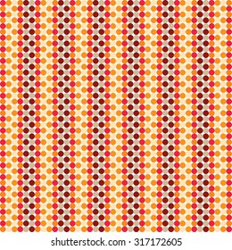 Seamless bright decorative background with polka dots
