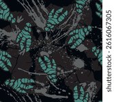 Seamless  bright Dino pattern, print for T-shirts, textiles, wrapping paper, web. Original design with t-rex, dinosaur.  grunge design for boys and girls
