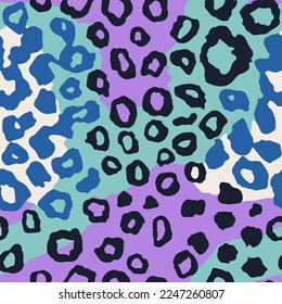 Seamless Bright Exotic Organic Fur Fabrics Vector. Light Repeated Decoration Beauty Zoo, Seamless Textile Pattern. Endless Vibrant Cheetah Watercolor Print.