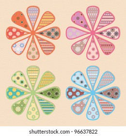 seamless bright flower pattern