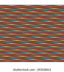Seamless bright fun horizontal abstract pattern
