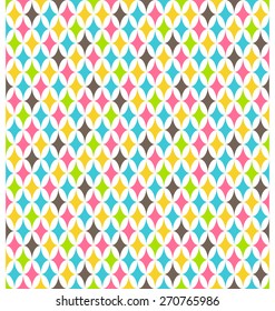 Seamless bright fun vertical abstract pattern