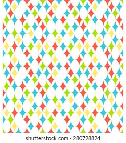 Seamless bright fun vertical abstract pattern