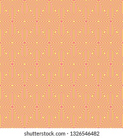 seamless bright geometric vector pattern of rhombuses.