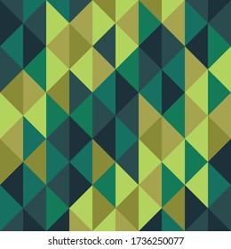 Seamless bright light pattern of triangles for fabric, label application, t-shirt printing, room Wallpaper, background.