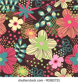 seamless bright pattern with abstract background