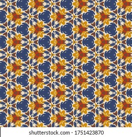 Seamless bright pattern with various shades