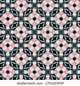 Seamless bright pattern with various shades
