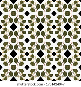 Seamless bright pattern with various shades
