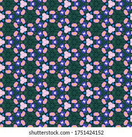 Seamless bright pattern with various shades