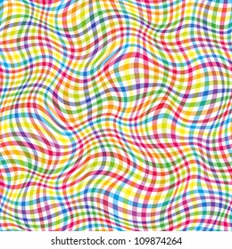 Seamless bright plaid striped background. Vector illustration