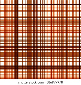 Seamless bright red and brown checkered pattern. Vector illustration for your design. 