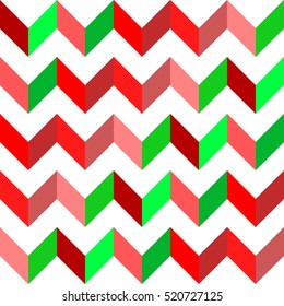 seamless bright RED AND GREEN cute pattern of iridescent diagonal and vertical stripes of equal thickness for Marry Christmas and Happy New Year
