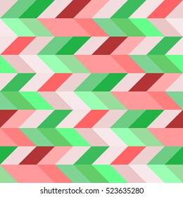 seamless bright RED AND GREEN cute pattern of iridescent diagonal and HORIZONTAL stripes of equal thickness for Marry Christmas and Happy New Year