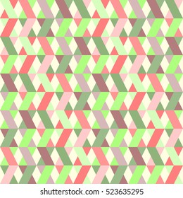 seamless bright RED AND GREEN cute pattern of iridescent diagonal and HORIZONTAL stripes and zigzag of equal thickness for Marry Christmas and Happy New Year