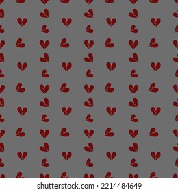 Seamless broken heart pattern, Love concept. Design for wrapping paper, background, card, coupons, banner, Used to decorate the festival.