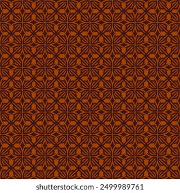 Seamless brown geometric pattern. Tribal inspired design, Aztec, Mayan, African, Art Deco